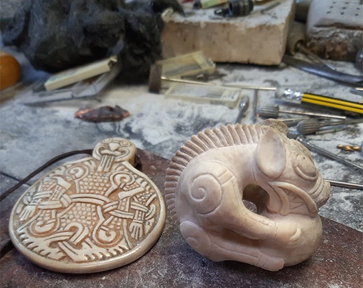 Loki Carving by Lars Jensen aus Selk Loki Carving by Lars Jensen aus Selk