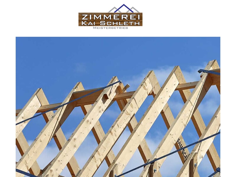 Zimmerei Kai Schleth aus Kropp