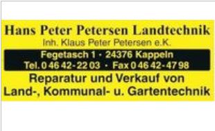 Petersen Landtechnik Inh. Klaus Peter Petersen e.K. Werkstatt u. Verkauf Landtechnik in Kappeln an der Schlei - Logo