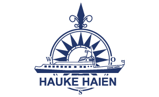 Halligreederei MS "HAUKE HAIEN" Kapitän Bernd Diedrichsen in Husum an der Nordsee - Logo