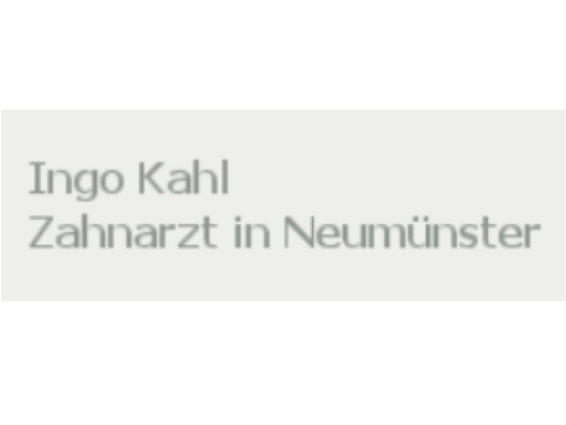 Kahl Ingo Dr. MSc Zahnarzt in Neumünster - Logo