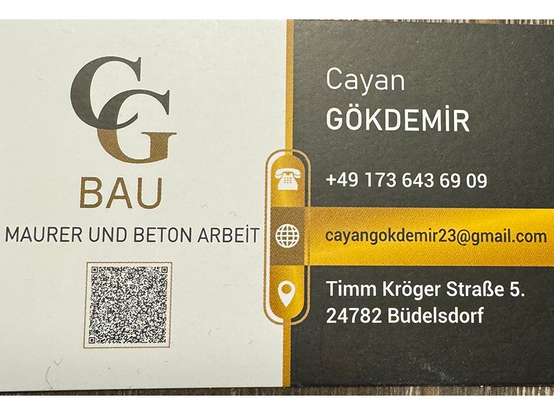 CG Bau Cayan Gökdemir aus Büdelsdorf CG Bau Cayan Gökdemir aus Büdelsdorf