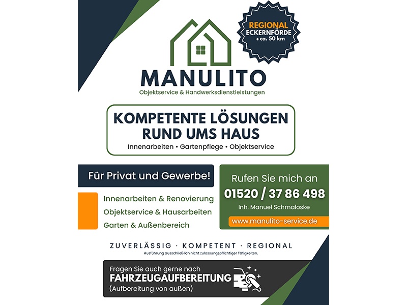 MANULITO - Objektservice & aus Eckernförde