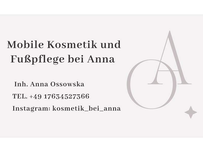 Mobile Kosmetik und medizinische aus Lübeck Mobile Kosmetik und medizinische aus Lübeck