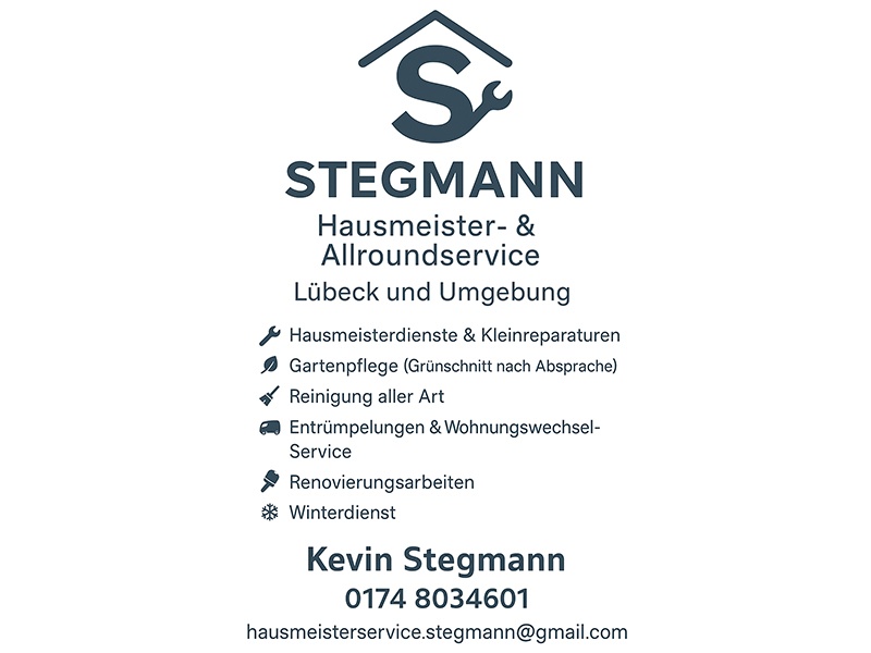 Hausmeister und Allroundservice aus Lübeck Hausmeister und Allroundservice aus Lübeck