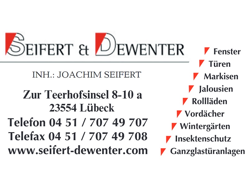 Seifert & Dewenter Bauelemente aus Lübeck