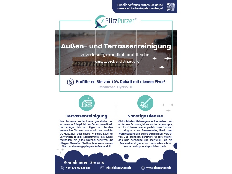 BlitzPutzer® - Gebäudereinigung, aus Lübeck