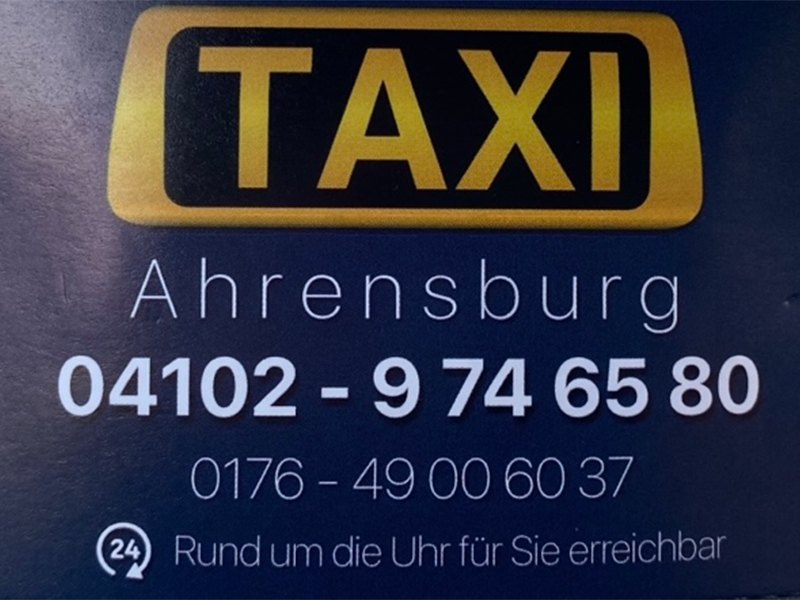 Taxenbetrieb Ali Raza aus Ahrensburg