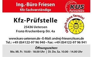 Ing.-Büro Friesen Kraftfahrzeugsachverständige in Uetersen - Logo