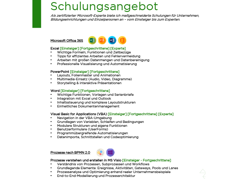 VBA-Expert Inh. Niklas Ebers aus Horst (Holstein)