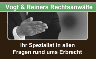 Bild zu Anwaltskanzlei Wolfgang R. Vogt Fachanwalt für Erbrecht, weiterer Schwerpunkt: Steuerrecht Johanna Vogt Rechtsanwältin in Hamburg Bild zu Anwaltskanzlei Wolfgang R. Vogt Fachanwalt für Erbrecht, weiterer Schwerpunkt: Steuerrecht Johanna Vogt Rechtsanwältin in Hamburg