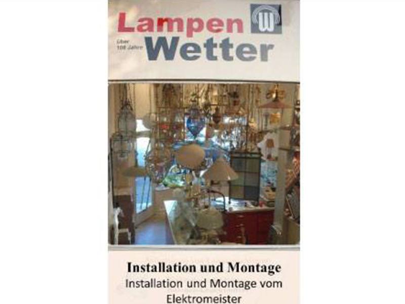 Lichthaus Lampen Wetter GmbH aus Hamburg