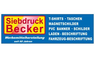 BECKER Siebdruck & Druckerei Rinas in Hamburg - Logo
