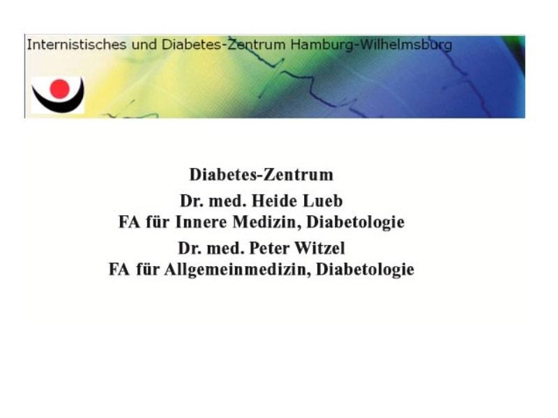 Diabetes-Schwerpunktpraxis Wihelmsburg Dr. Heide Lueb, Dr. Peter Witzel Internistische Praxis in Hamburg - Logo