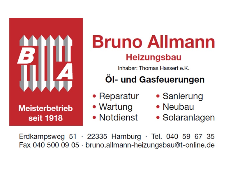 Bruno Allmann aus Hamburg Bruno Allmann aus Hamburg