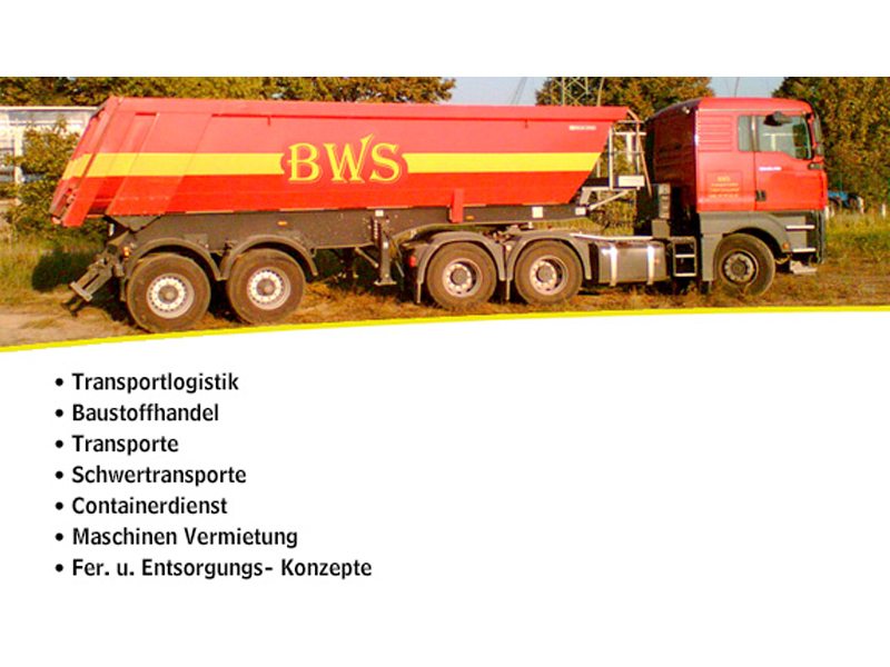 BWS Transport GmbH Containerdienst in Schenefeld Bezirk Hamburg - Logo