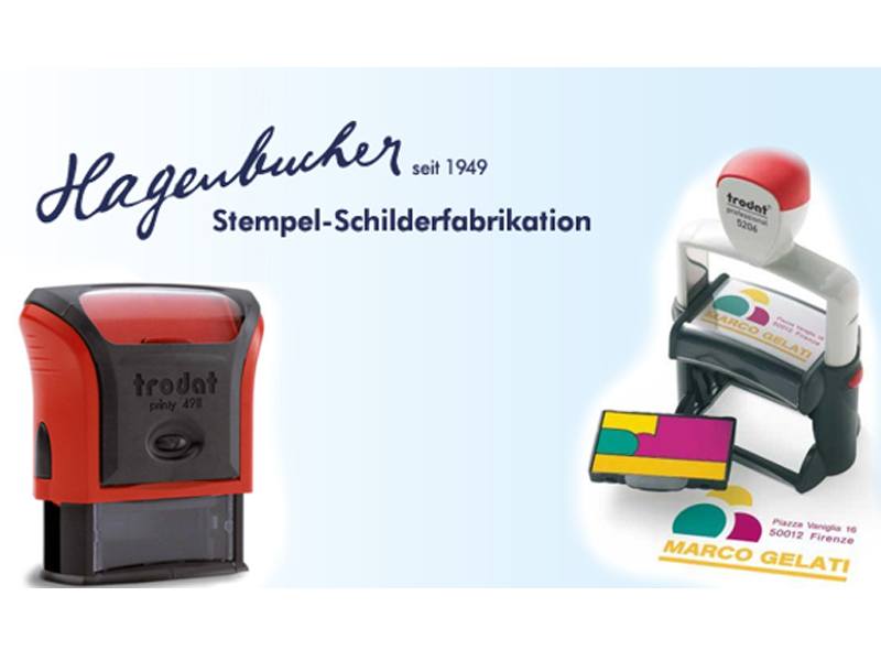Hagenbucher Stempel- und aus Hamburg Hagenbucher Stempel- und aus Hamburg