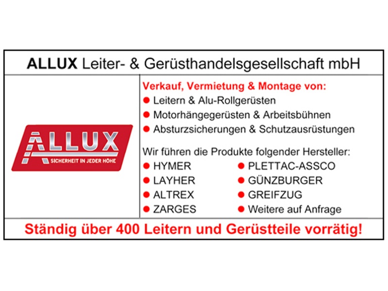 ALLUX Leiter- & Gerüsthandelsgesellschaft mbH in Hamburg - Logo