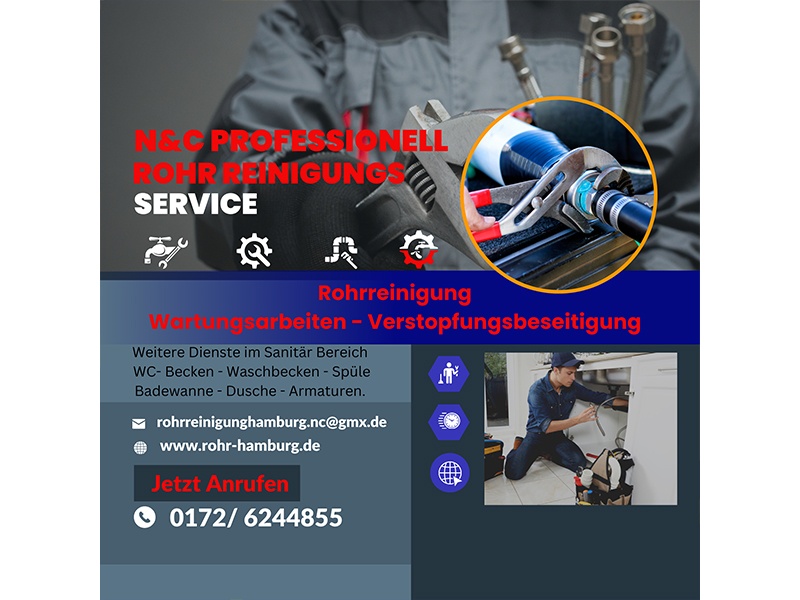 N&C Professionell Rohrreinigung & aus Hamburg