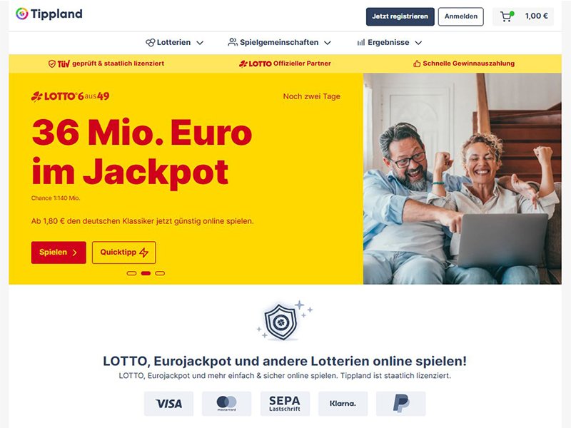 Tippland GmbH - Online Lotto in Hamburg - Logo