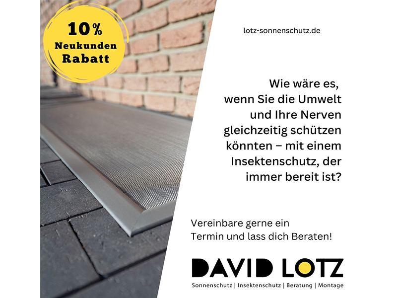 David Lotz Sicht- und Sonnenschutz aus Hamburg David Lotz Sicht- und Sonnenschutz aus Hamburg