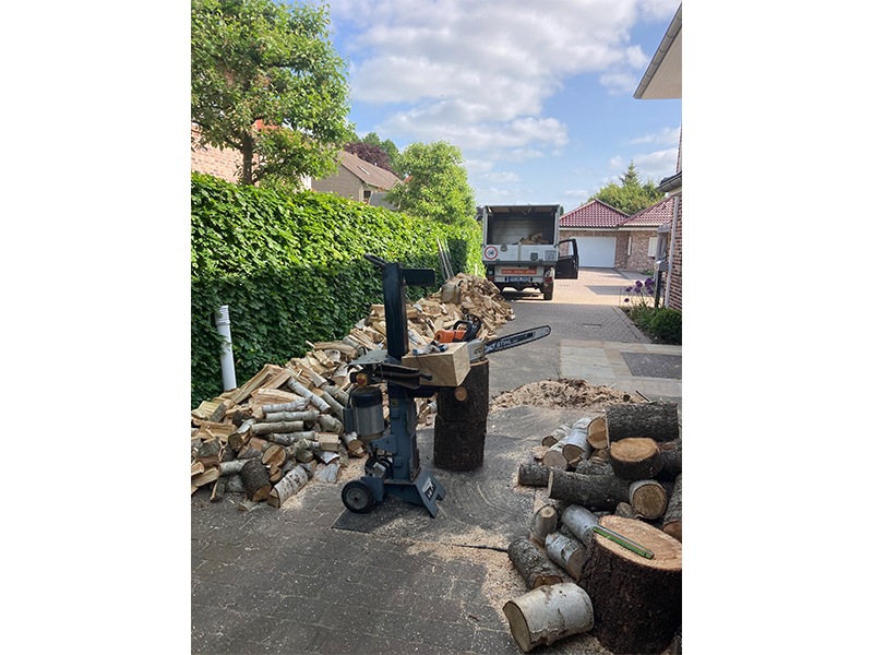 Holzspalten Holzspalten