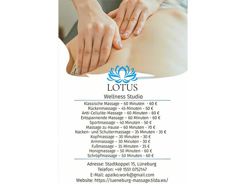 LotuS Wellness Studio aus Lüneburg LotuS Wellness Studio aus Lüneburg