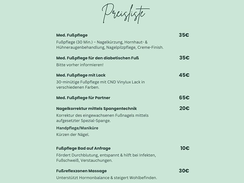 Med.Fußpflege by Tuba Öztürk aus Winsen (Luhe)