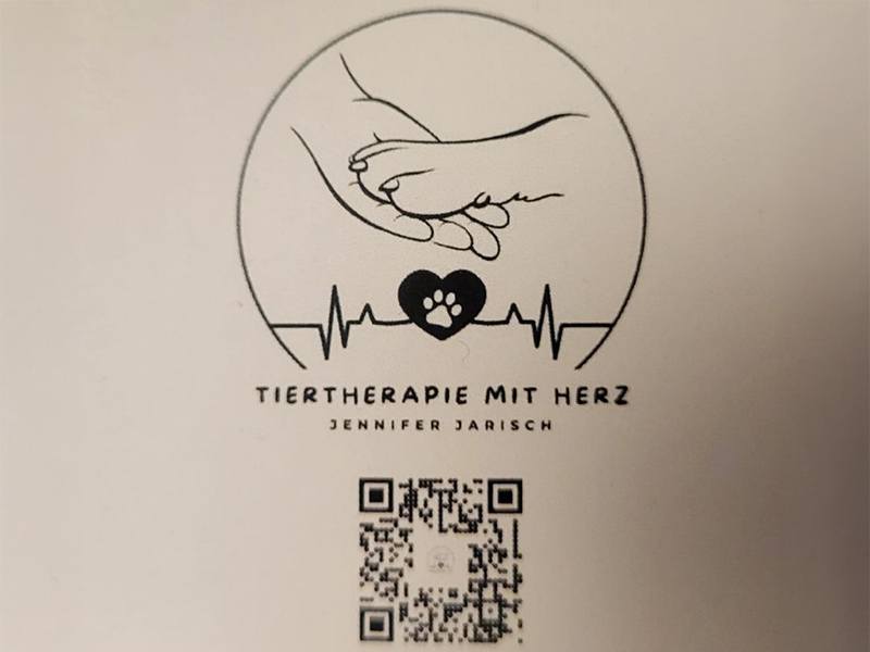 Tiertherapie mit Herz aus Stelle Tiertherapie mit Herz aus Stelle