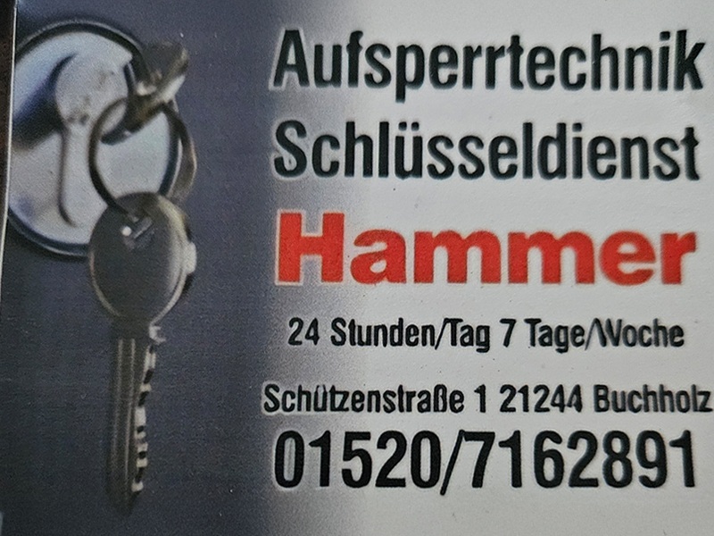 Aufsperrtechnik Hammer