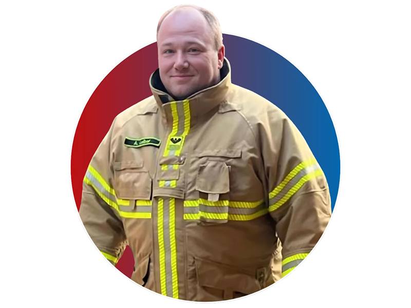Brandschutzheld André Leiber aus Walsrode Brandschutzheld André Leiber aus Walsrode