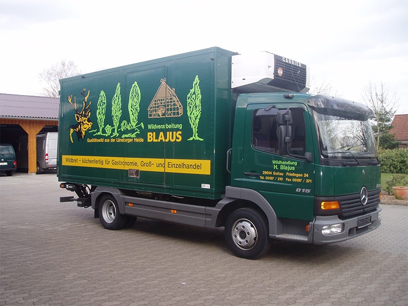 Blajus, Inh. Johannes Weide Wildhdlg. in Soltau - Logo