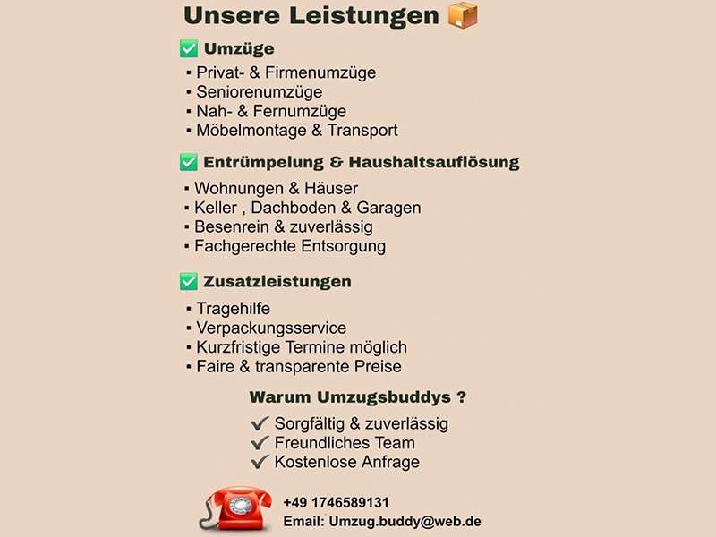 Umzugbuddys aus Lüchow (Wendland)