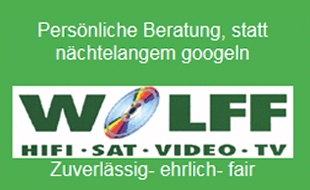 Wolff SAT-KABEL-TV-HIFI in Rostock - Logo