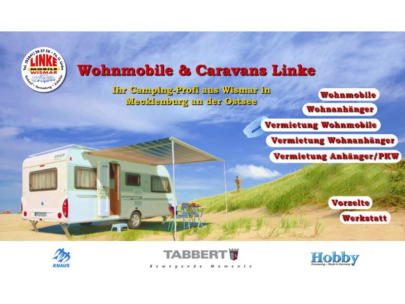 Wohnmobile & Caravans Uwe Linke aus Kritzow