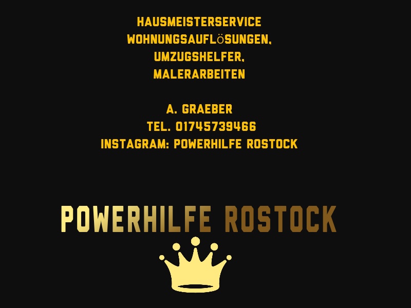 Hausmeisterservice Powerhilfe aus Rostock Hausmeisterservice Powerhilfe aus Rostock