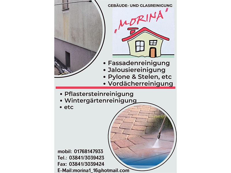 Gebäude- und Glasreingung MORINA aus Wismar