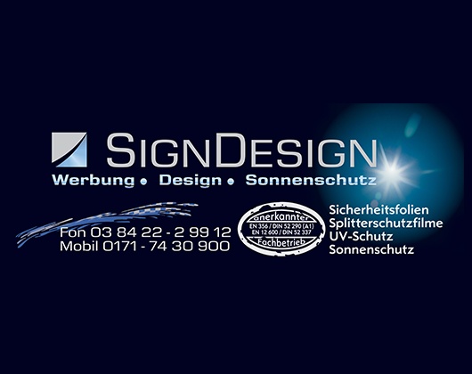 SignDesign aus Nakenstorf