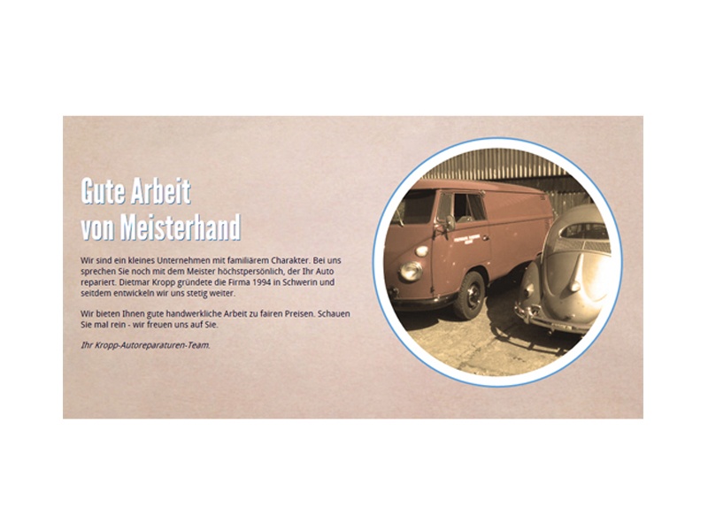 Kropp Dietmar Autoreparaturen in Schwerin in Mecklenburg - Logo