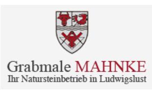 Bild- und Steinhauerei Thomas Mahnke Grabmale in Ludwigslust in Mecklenburg - Logo