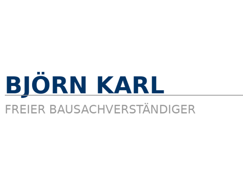 Björn Karl - Freier Bausachverständiger in Herrnburg Gemeinde Lüdersdorf in Mecklenburg - Logo
