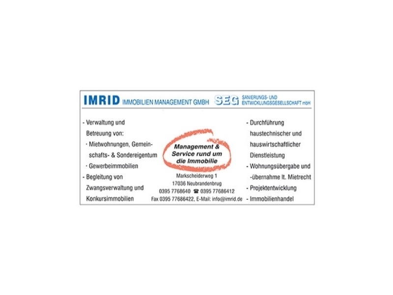 IMRID GmbH aus Neubrandenburg