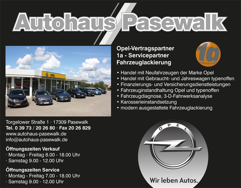 Autohaus Pasewalk GmbH aus Pasewalk