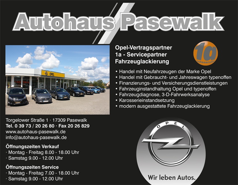 Autohaus Pasewalk GmbH in Pasewalk - Logo