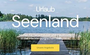 Urlaub Seenland - Ferienhäuser & Hausboote in Feldberger Seenlandschaft - Logo