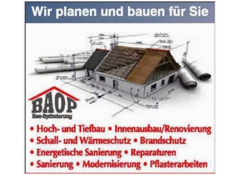 BAOP Bau-Optimierung J. Wöltje Hoch- u. Tiefbau, Ausbau, Sanierung in Kessin Gemeinde Dummerstorf - Logo