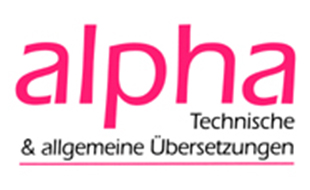 alpha Übersetzungsbüro Übersetzungen in Stralsund - Logo