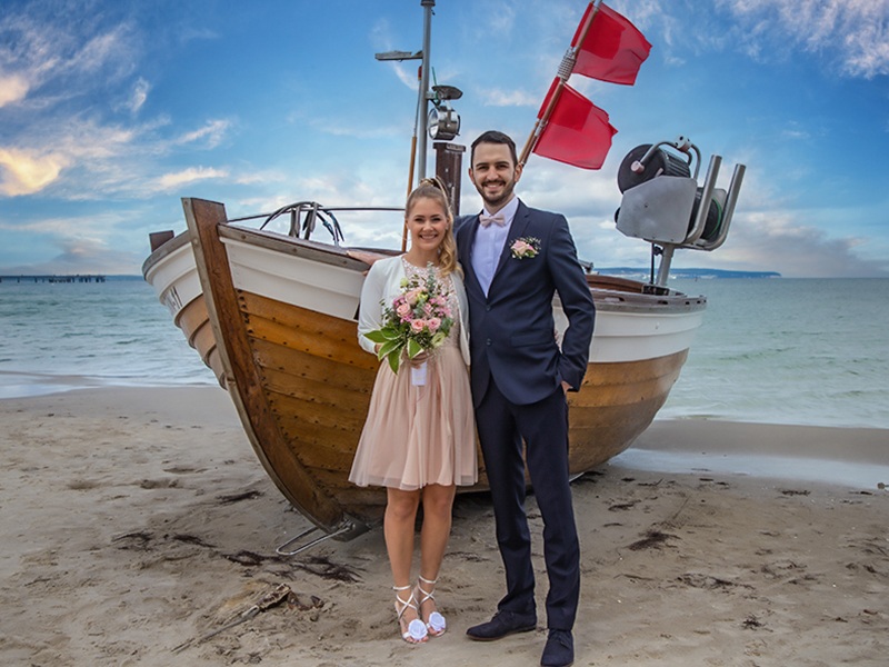 Heiraten in Binz, Strandhochzeit auf Rügen