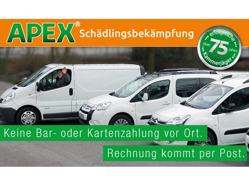 APEX Schädlingsbekämpfung aus Köln APEX Schädlingsbekämpfung aus Köln