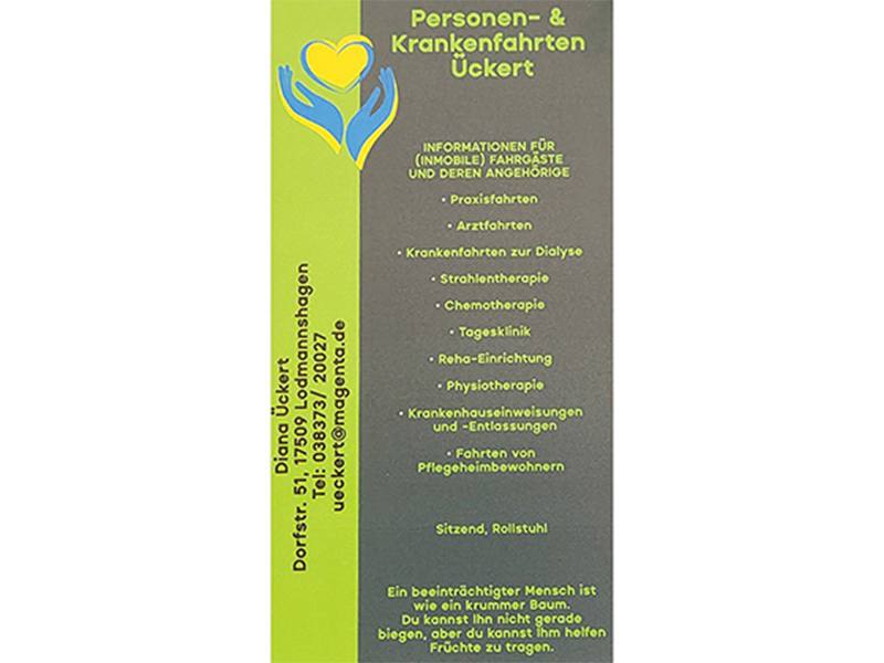 Personen- & Krankenfahrten Ückert Personen- & Krankenfahrten Ückert